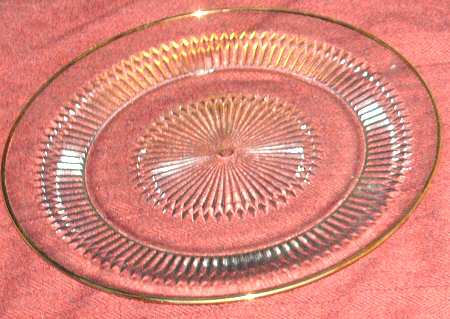 Anniversary Gold Dinner Plate