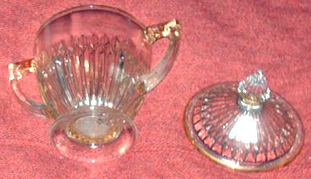 Anniversary Gold Sugar Bowl & Lid