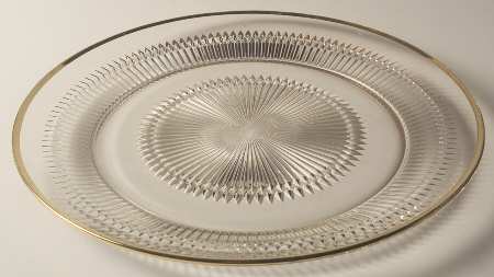 Anniversary Gold 12" Sandwich Plate