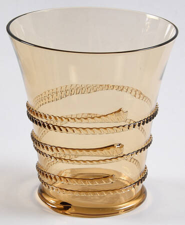 Ella 12 Oz Amber Flat Tumbler