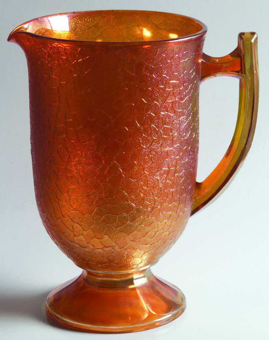 Crackle Marigold 48 Oz Pitcher