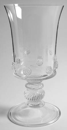 Fiorella Clear 11" Footed Vase