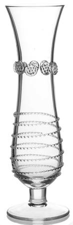 Amalia Clear 8" Footed Bud Vase
