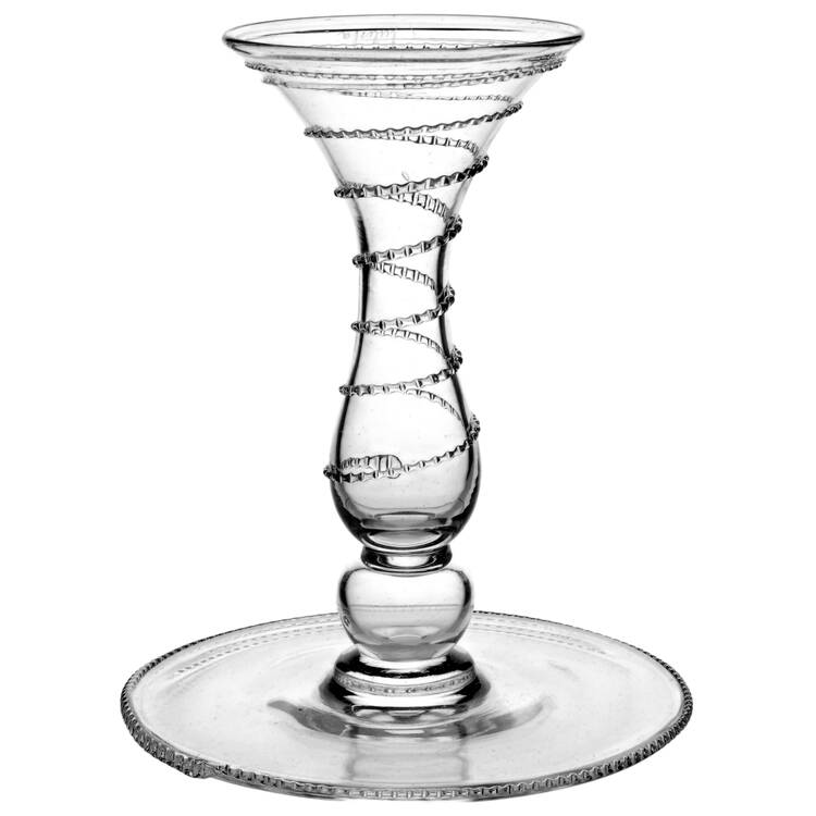 Amalia Clear 6" Single Light Candlestick