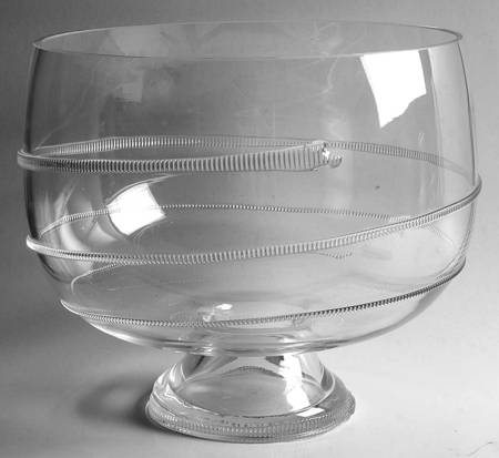 Amalia Clear 11" Footed Bowl