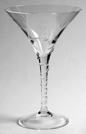Amalia Clear Martini Glass