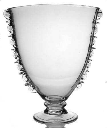 Harriet Clear 12" Fan Vase
