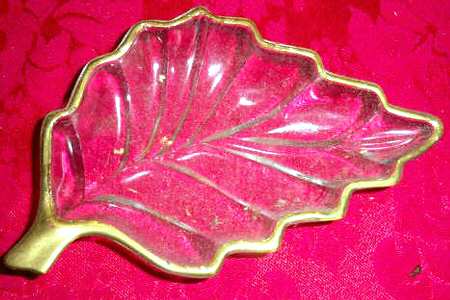 Venetian Gold Small Leaf Dish