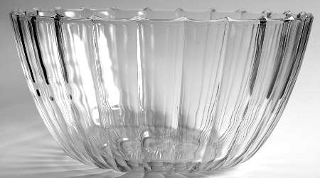 Mayflower clear Punch Bowl