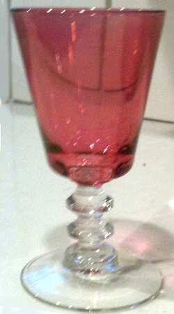 Cherish Ruby Flash Juice Glass