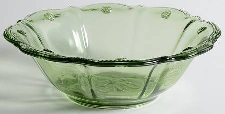 Colette Green Small Fruit Dessert Bowl by Juliska Glassware