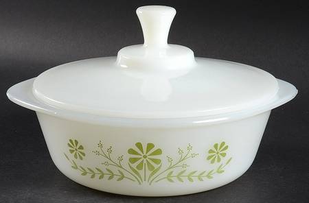 Primrose Dream 1.5 Quart Round Covered Casserole