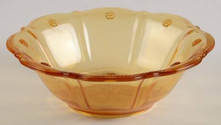 Colette Amber Small Fruit Dessert Bowl