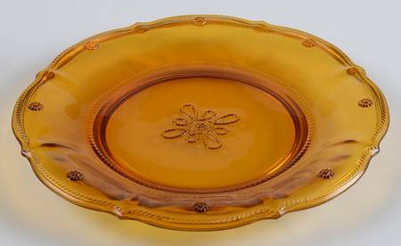 Colette Amber Dessert Plate