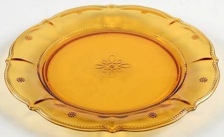 Colette Amber Dinner Plate