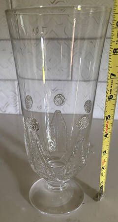 Acanthus 12" Footed Vase