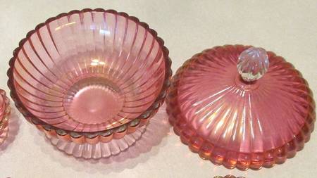 National Cranberry Flash Lid for Candy Jar