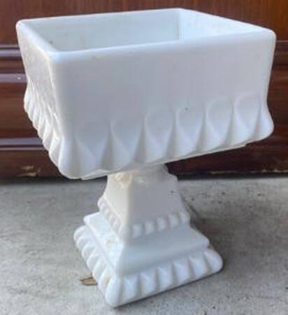 Wedding Milkglass Small Wedding Bowl No Lid