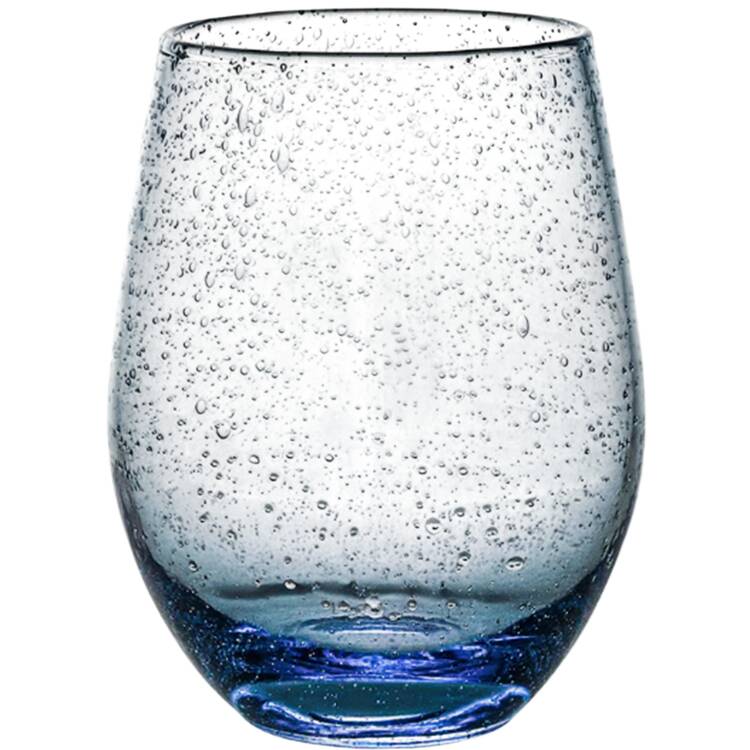 Provence Chambray Stemless Wine