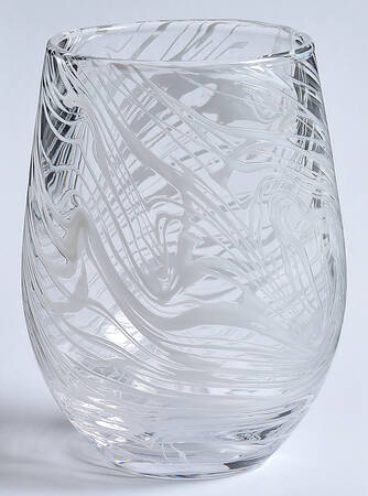 Puro Marbled White Stemless Wine