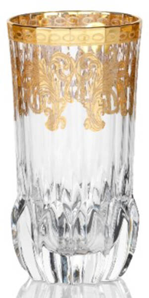 Art Deco-Clear Highball Glass