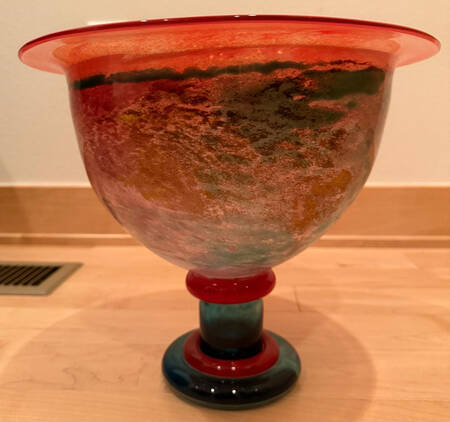 Can Can 12" Footed Bowl