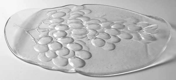 Grape 14" Oval Platter by Kosta-Boda