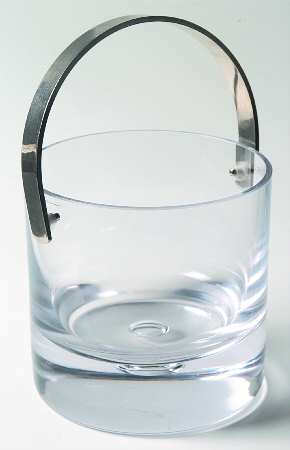 Pippi Clear Ice Bucket with Detachable Handle
