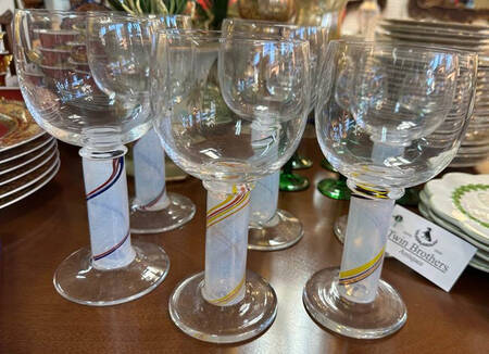 Rainbow Water Goblet