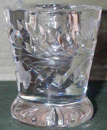 Rosa 3" Single Light Candlestick