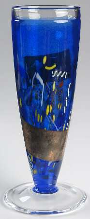 Satellite Blue 11" Straight Vase