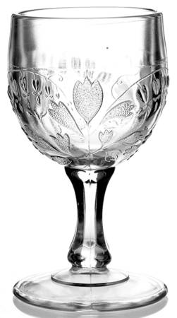 Bleeding Heart Wine Glass