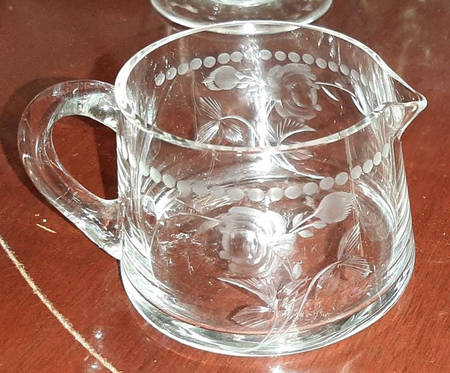 Dolly Madison Rose Creamer