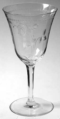 Dolly Madison Rose by Kusak Cut Glass Works