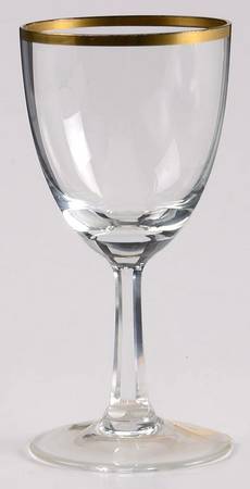 Gold Classic Wine Glass