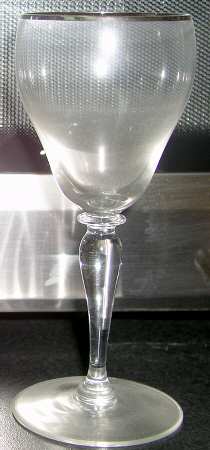 Silver Belle Wine Glass