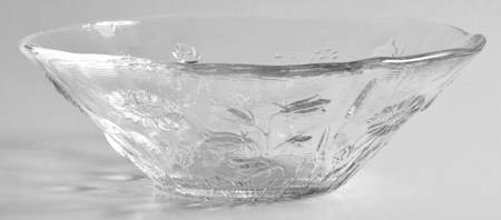 Ulla (Pressed Floral Design) Small Fruit Dessert Bowl