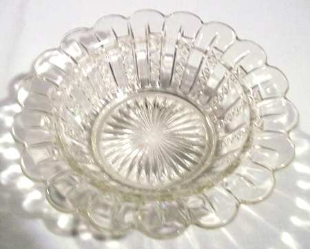 Stars and Stripes Round Butter Dish No Lid