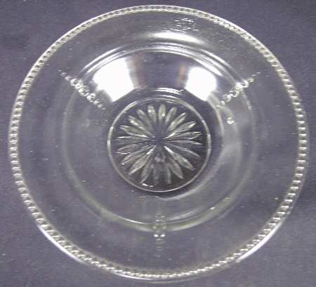 Bead Column Round Butter Dish No Lid