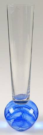 Cool Moon-Blue Moon 11" Flower Vase