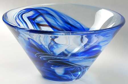 Tempera Blue by Kosta-Boda