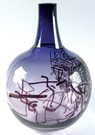 Scribble 11" Flower Vase