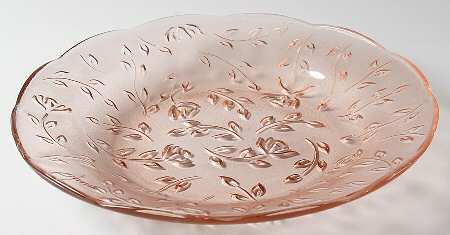 KI3 Pink Rim Soup Bowl