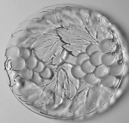 Vintage Frosted Salad Plate