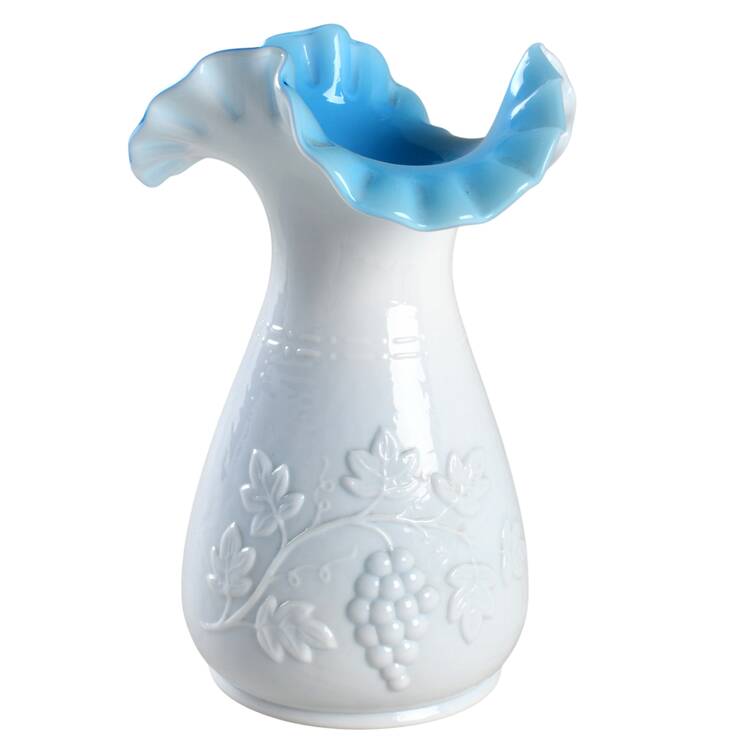 Grape (Various Colors) 8" Double Crimped Vase