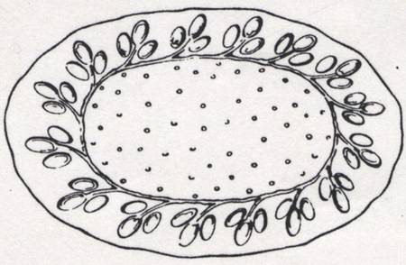 Boda Anna 15" Oval Platter