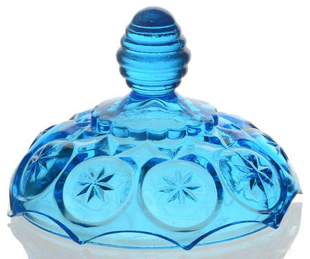 Moon and Stars Blue Lid for Candy Dish