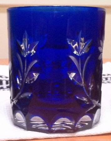 Margaret Cobalt Blue Double Old Fashioned