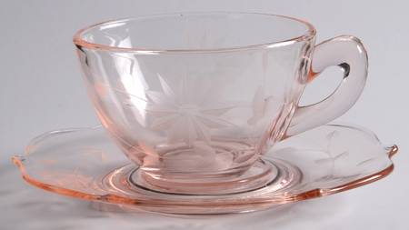 Jubilee Pink Cup & Saucer Set