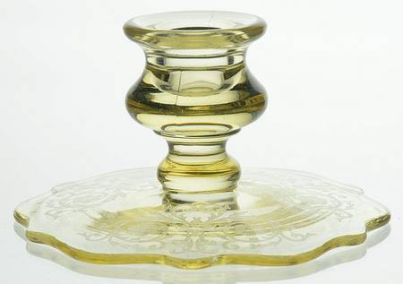 Patrick Yellow 3" Single Light Candlestick